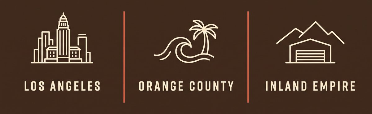 Los Angeles, Orange County and the Inland Empire
